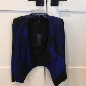 BRAND NEW BCBG “ABREE” blazer in cyan and black
